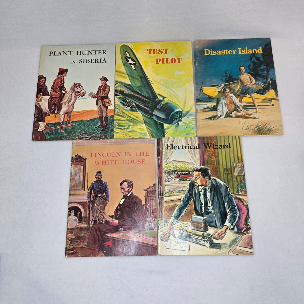 Vintage 1962 SRA Pilot Library 43 Book Lot Science Research Classroom Readers
